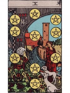 Ten of Pentacles Tarot Card