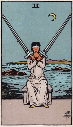 Two of Swords Rider Tarot