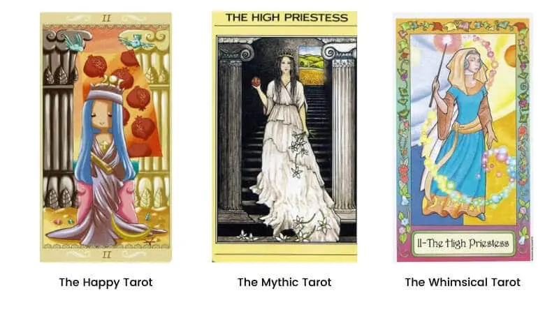 High Priestess tarot card modern images 2