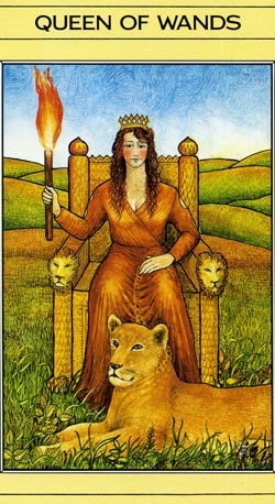 Queen of Wands tarot card