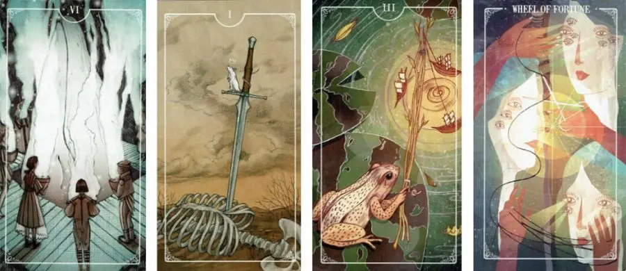 cartas del tarot as de picas, as de la fortuna