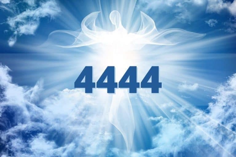 4444 angel number, angel numbers, sky with an angel cloud