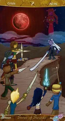 Tarot del Parche 7 de Espadas
