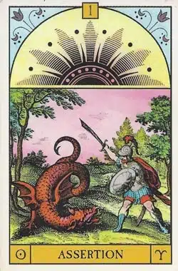 Carta del tarot OotRS Afirmación