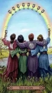 10 of Cups Spellcaster Tarot