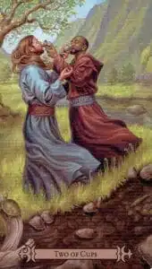 2 of Cups Spellcaster Tarot