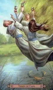 3 of Cups Spellcaster Tarot