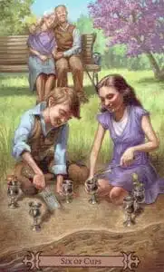 6 of Cups Spellcaster Tarot
