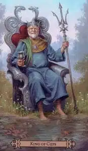 Roi des Coupes Sorcier Tarot