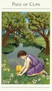 Page of Cups Mythic Tarot