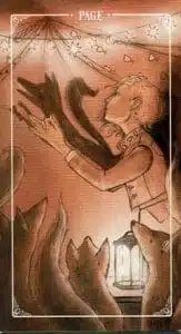 Valete de Copas no Ostara Tarot