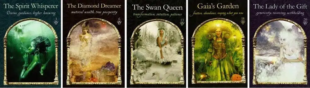 Cartas de Oráculo de la Sabiduría de los Reinos Ocultos