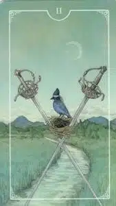2 of Swords Ostara Tarot