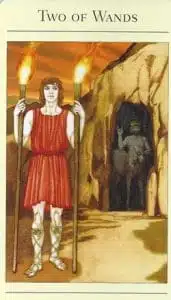 2 of Wands Mythic Tarot