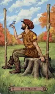 2 of Wands Spellcaster Tarot