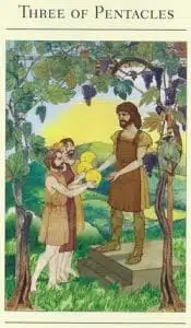 3 of Pentacles Mythic Tarot