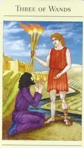 3 of Wands Mythic Tarot