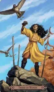 3 of Wands Spellcaster Tarot