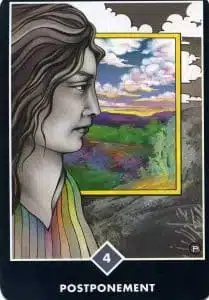 4 de Ar Adiamento Osho Zen Tarot