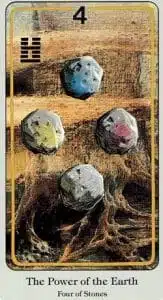4 of Stones Haindl Tarot