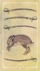 4 of Swords Ostara Tarot