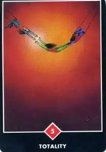 5 de Fuego Totalidad Tarot Zen Osho