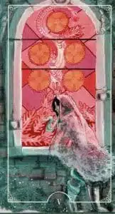 5 der Münzen Ostara Tarot