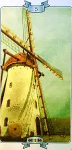 5 de Pergaminos Tarot de la Ley de la Atracción