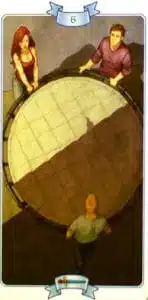 6 of Swords Law of Attraction Tarot
