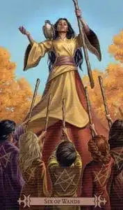 6 of Wands Spellcaster Tarot