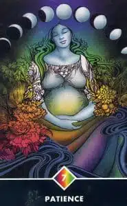 7 de Arco-Íris Paciência Osho Zen Tarot