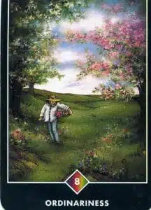 8 des Regenbogens Alltäglichkeit Osho Zen Tarot