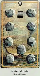 9 de pierres Tarot Haindl