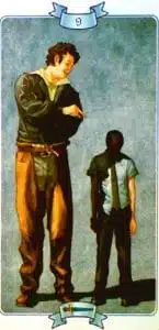 9 de Espadas Tarot de la Ley de la Atracción