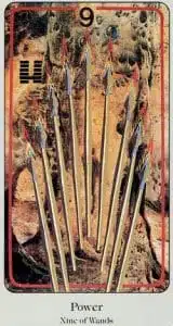 9 der Stäbe – Haindl Tarot