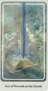 As des épées Tarot Haindl