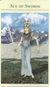 Ace of Swords Mythic Tarot