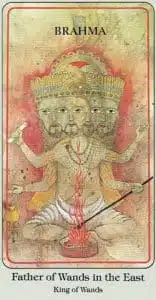 Père des baguettes Tarot Haindl