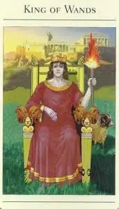 King of Wands Mythic Tarot
