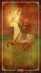 Rei de Paus no Tarô Ostara
