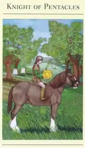 Knight of Pentacles Mythic Tarot