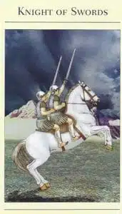 Chevalier d'épée Tarot mythique