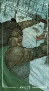 Chevalier des épées Ostara Tarot