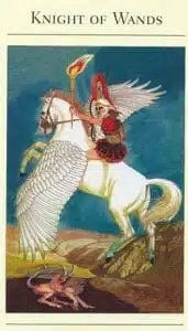 Knight of Wands Mythic Tarot
