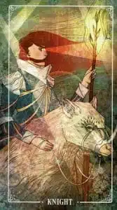 Caballero de Bastos Tarot Ostara