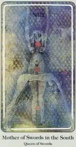 Mãe de Espadas Haindl Tarot