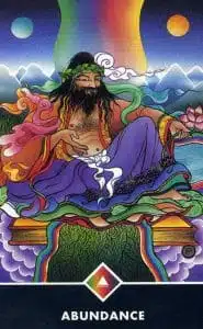Norden des Regenbogens Überfluss Osho Zen Tarot
