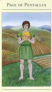 Page of Pentacles Mythic Tarot