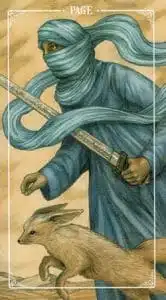 Page d'épées Ostara Tarot