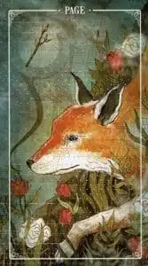 Page of Wands Ostara Tarot